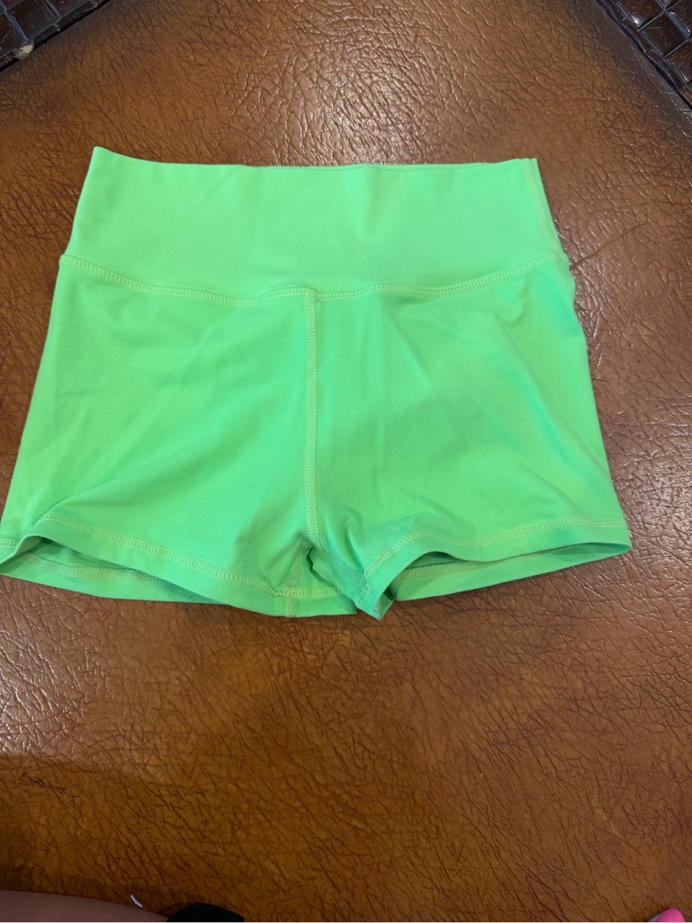 Evolve Signature Booty Shorts in Key Lime - size small!